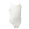 JEATHA Kids Girls Gymnastics Leotard Ballet Dance Top Sleeveless Spaghetti Straps Cross Back Athletic Bodysuit White 12-14 view 3
