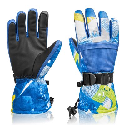 BOSONER Waterproof Winter Warm Ski Snowboard Gloves - Touchscreen Snow Gloves for Men, Women, Kids