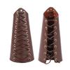 Arm Gurad, Archery Arm Guard Bracer Lace-up Leather Armguard(Brown)