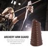 Arm Gurad, Archery Arm Guard Bracer Lace-up Leather Armguard(Brown) view 2