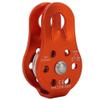 Pulley 26KN Aluminium Alloy Heavy Duty Single Swivel Rope Pulley Block, for 12mm Rope Climbing(Orange) view 1