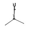 AMEYXGS Archery Bow Stand Holder Portable Foldable Bow Stand Aluminum Alloy Frame Holder Bracket for Bow Hunting Shooting Practice Competition (Black) view 2
