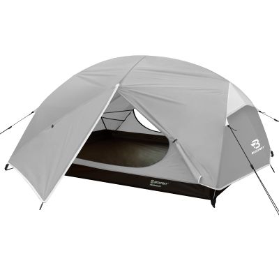Bessport Camping Tent for 2 Person, Lightweight Backpacking Tent Waterproof Windproof Two Doors Easy Setup Double Layer Outdoor Tents for 3 to 4 Seasons, Suitable for Outdoor,Hiking,Camping