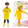 amivoo Yellow Kids Rain Coat Hooded Rain Jacket for Girls Boys Toddlers Rain Gear, Children Halloweeen Cosplay Costumes (M/3T-4T, Yellow) view 2