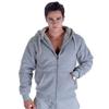 Yasumond Zip Front Hoodies for Men Sherpa Lined Heavyweight Cotton Warm Jackets Grey view 1
