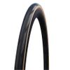 Schwalbe - Pro One TT Time Trial and Triathlon Tubeless Folding Bike Tire | 700 x 25 | Evolution Line, Addix Race | Black/Tan view 1
