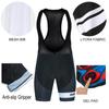 SGCIKER Men's Grey Laser Cut Cycling Bib Shorts Bike 9D Gel Padded Cycle Tights Italia Power Band Bicycle Pants (3XL) view 2