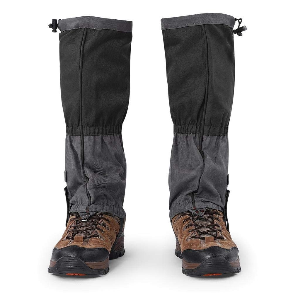 Waterproof Windproof Hiking Gaiters Snow Boot Covers for Skiing Climbing Outdoor Adventures Oxford Fabric Long Tube Design Shoe Protectors
