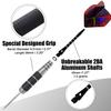 WINSDART Darts Metal Tip Set Professional Metal Darts for Dartboard Steel Tip Darts with Nonslip Iron Barrel Aluminum Dart Shafts,Extra Flights,Dart Sharpener,Gift Box view 3