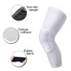 PISIQI Knee Pads Compression Pads Long Leg Sleeve Collision Avoidance Brace Protection Knee Sleeve for Basketball Football Volleyball Cycling (1 Pair) view 2