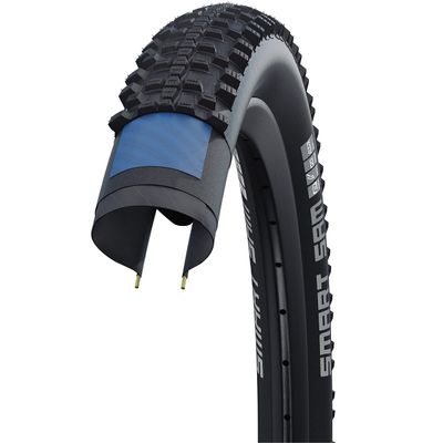 Schwalbe Unisex's Smart SAM Perf, DD, RaceGuard, Folding Tyres, Black, 65-622, 1402980631
