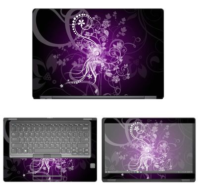 Decalrus - Protective Decal Floral Skin Sticker for Dell Latitude 5490 (14" Screen) case Cover wrap DElatitude14_5490-15