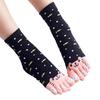 acdiac Women's Cotton Toe Socks,five Finger Socks,Funny and Funky cartoon theme sport Toe Socks (fish-black) view 1