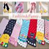 acdiac Women's Cotton Toe Socks,five Finger Socks,Funny and Funky cartoon theme sport Toe Socks (fish-black) view 3