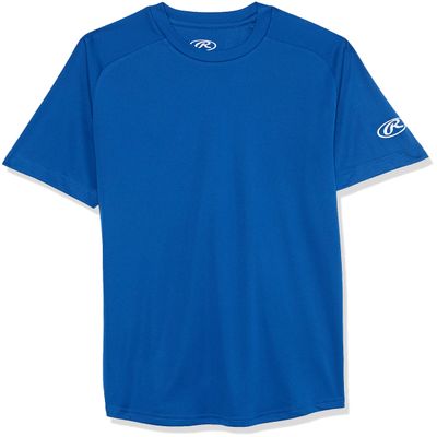 Rawlings | Youth Crew Neck Short Sleeve Shirt | Royal | Large