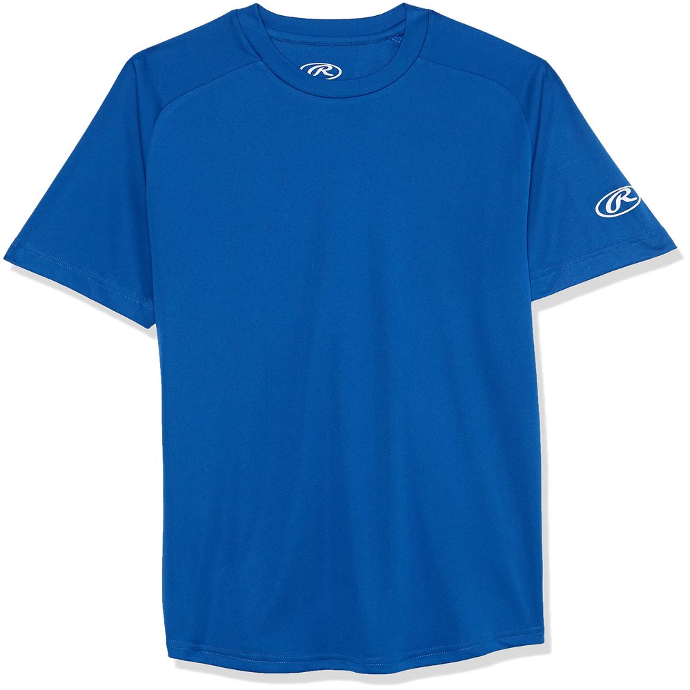 Rawlings | Youth Crew Neck Short Sleeve Shirt | Royal | Large