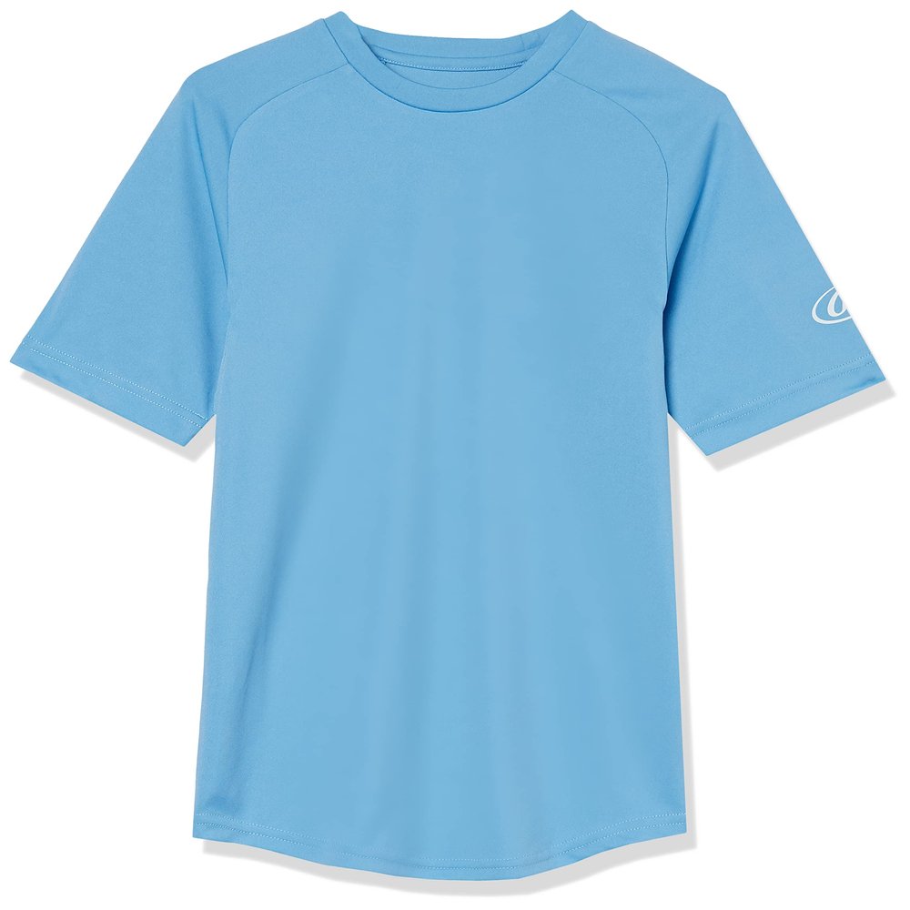 Rawlings | Youth Crew Neck Short Sleeve Shirt | Columbia Blue | Small