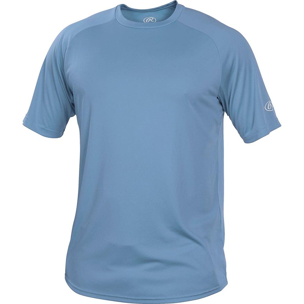 Rawlings | Youth Crew Neck Short Sleeve Shirt | Columbia Blue | Large