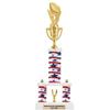 Crown Awards 26" Fantasy Football Trophies, Fantasy Football Winner Trophy with Gold Cup Prime view 1
