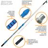 Telescoping Boat Hook Pole, Push Pole with 3/4" Thread Screw End, Docking Stick for Boats, Pontoon, Marine Boating Accessories (Hook and Pole) view 2