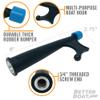 Telescoping Boat Hook Pole, Push Pole with 3/4" Thread Screw End, Docking Stick for Boats, Pontoon, Marine Boating Accessories (Hook and Pole) view 3