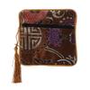 Youngy Classic Chinese Embroidery Jewelry Bag Organizer Silk Tassel Traditional Pouch - Yellow view 2