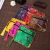 Youngy Classic Chinese Embroidery Jewelry Bag Organizer Silk Tassel Traditional Pouch - Yellow view 4