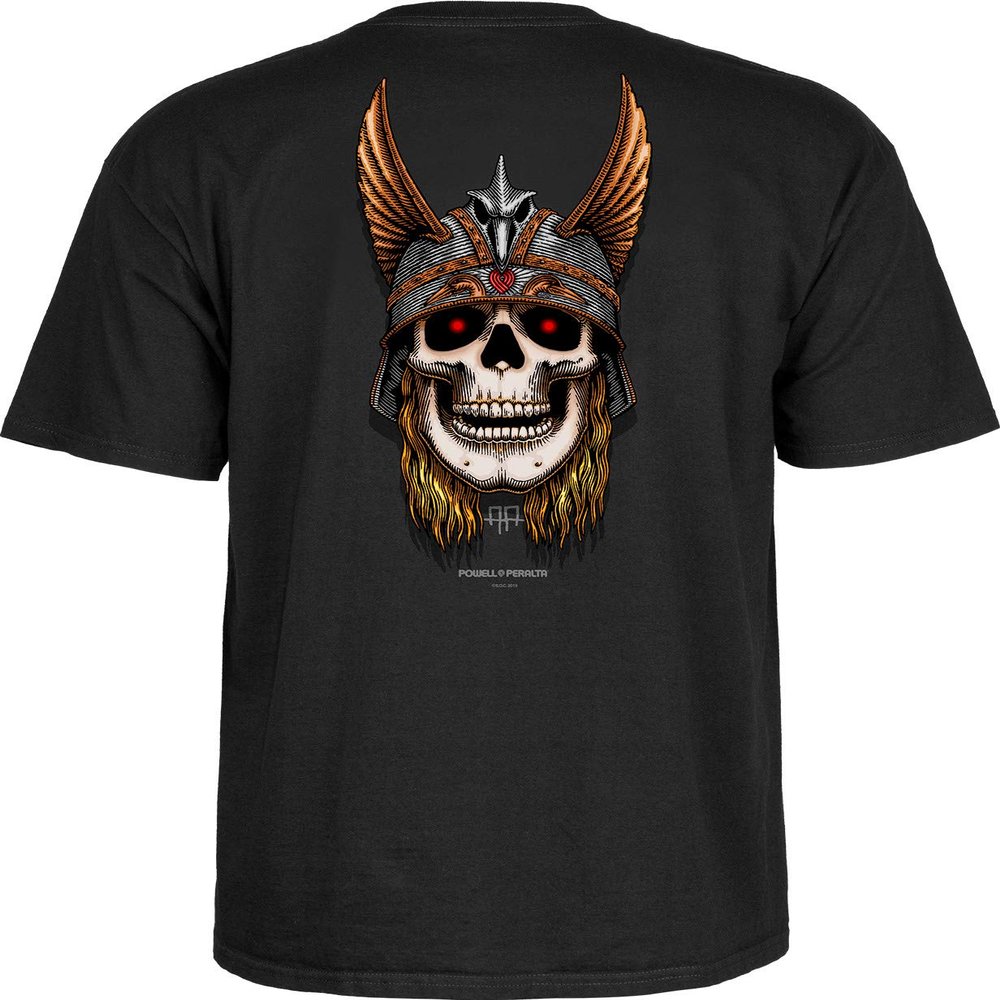 Powell Peralta Andy Anderson Skull T-Shirt, Black, Small