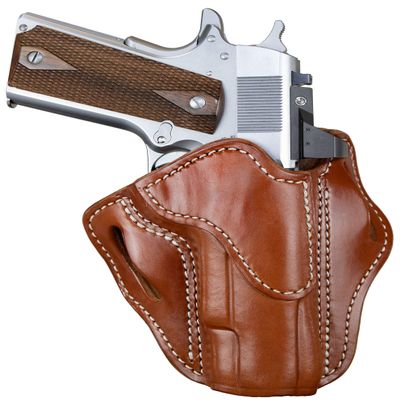 1791 GUNLEATHER 1911 Optic Ready Holster - OWB CCW Leather Gun Holster for Belts - Right Handed - Fits 1911 Models with 4" and 5" Barrels