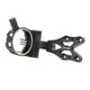AMEYXGS 5 Pin Compound Bow Sight CNC Aluminum Alloy Bow Sight with Micro Adjust Bracket Detachable LED Sight Light Right Hand view 1