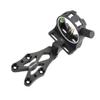 AMEYXGS 5 Pin Compound Bow Sight CNC Aluminum Alloy Bow Sight with Micro Adjust Bracket Detachable LED Sight Light Right Hand view 2