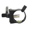 AMEYXGS 5 Pin Compound Bow Sight CNC Aluminum Alloy Bow Sight with Micro Adjust Bracket Detachable LED Sight Light Right Hand view 4