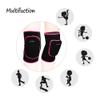 Sborter Knee Pads for Kids Junior Youth, for Biking,Volleyball,Basketball,Football,Skating,Dancing, 1 Pair,S Black/Rose view 4