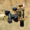 SHARROW Archery Compound Bow Sight 7 Pin Bow Sight Aluminum Alloy Bow Sights Compound Bow 0.019 Optical Fiber Retinal Sight Accessories Hunting (camo) view 3