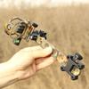 SHARROW Archery Compound Bow Sight 7 Pin Bow Sight Aluminum Alloy Bow Sights Compound Bow 0.019 Optical Fiber Retinal Sight Accessories Hunting (camo) view 4