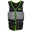 Ronix Driver's Ed Capella 3.0 CGA Life Vest, Black/Lime, Teen (75-125lbs) view 1