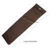 AventikINT Cotton Cloth Fishing Rod Sleeve Cover Pole Sock Glove Protector Bag Pouch with 5 Compartments (Khaki+Coffee+Green, 69cm/28inch) view 3