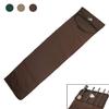 AventikINT Cotton Cloth Fishing Rod Sleeve Cover Pole Sock Glove Protector Bag Pouch with 5 Compartments (Khaki+Coffee+Green, 69cm/28inch) view 4