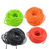 SHARROW Archery Bow Tube Peep Sight Replacement Stretch Compound Bow Pull Line Peep Sight Rubber Elastic Tube Band 1/8 1/4 3/16 Hole Size (Orange, 5m) view 1