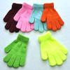 BaiX Boys and Girls Warm Winter Knitted Writing Gloves, 5-12 Years Old (Light Green) view 2