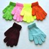 BaiX Boys and Girls Warm Winter Knitted Writing Gloves, 5-12 Years Old (Dark Red) view 2