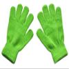 BaiX Boys and Girls Warm Winter Knitted Writing Gloves, 5-12 Years Old (Green) view 1
