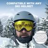 findway Ski Goggles OTG - Over Glasses Snow/Snowboard Goggles for Men, Women & Youth - 100% UV Protection view 2