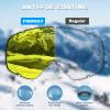 findway Ski Goggles OTG - Over Glasses Snow/Snowboard Goggles for Men, Women & Youth - 100% UV Protection view 4