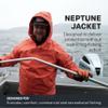 Grundens Mens Neptune Commercial Fishing Jacket | Waterproof, Adjustable, Refraction Camo Stone, X-Small view 3