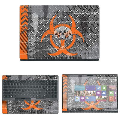 Decalrus - Protective Decal Skull Skin Sticker for Dell Latitude 5500/5501 (15.6" Screen) case Cover wrap DELatitude5500-57