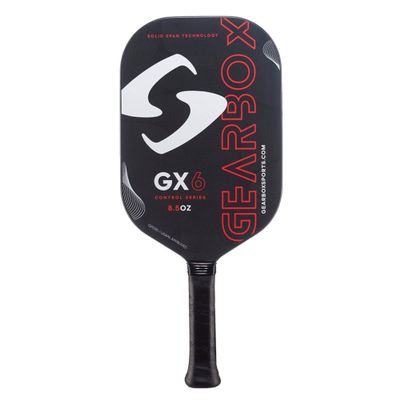 Gearbox GX6 Control 8.5oz 3-15/16in Carbon Fiber Red Pickleball Paddle