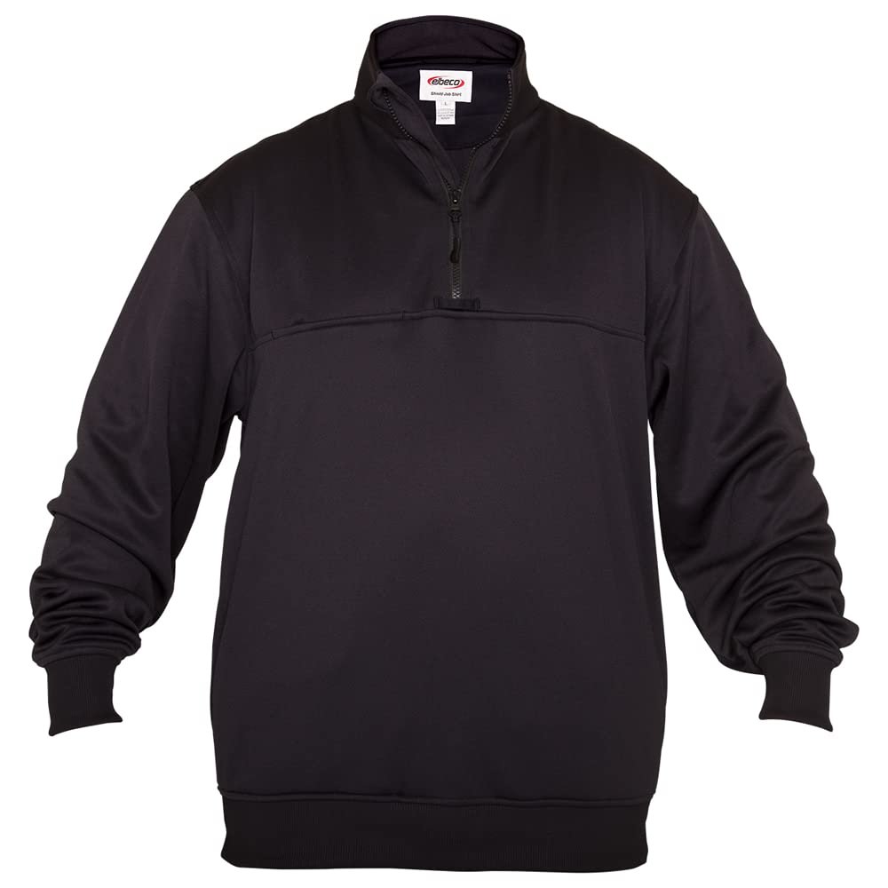 Elbeco Performance Job Shirt - Quarter Zip, Navy - 3774-XL