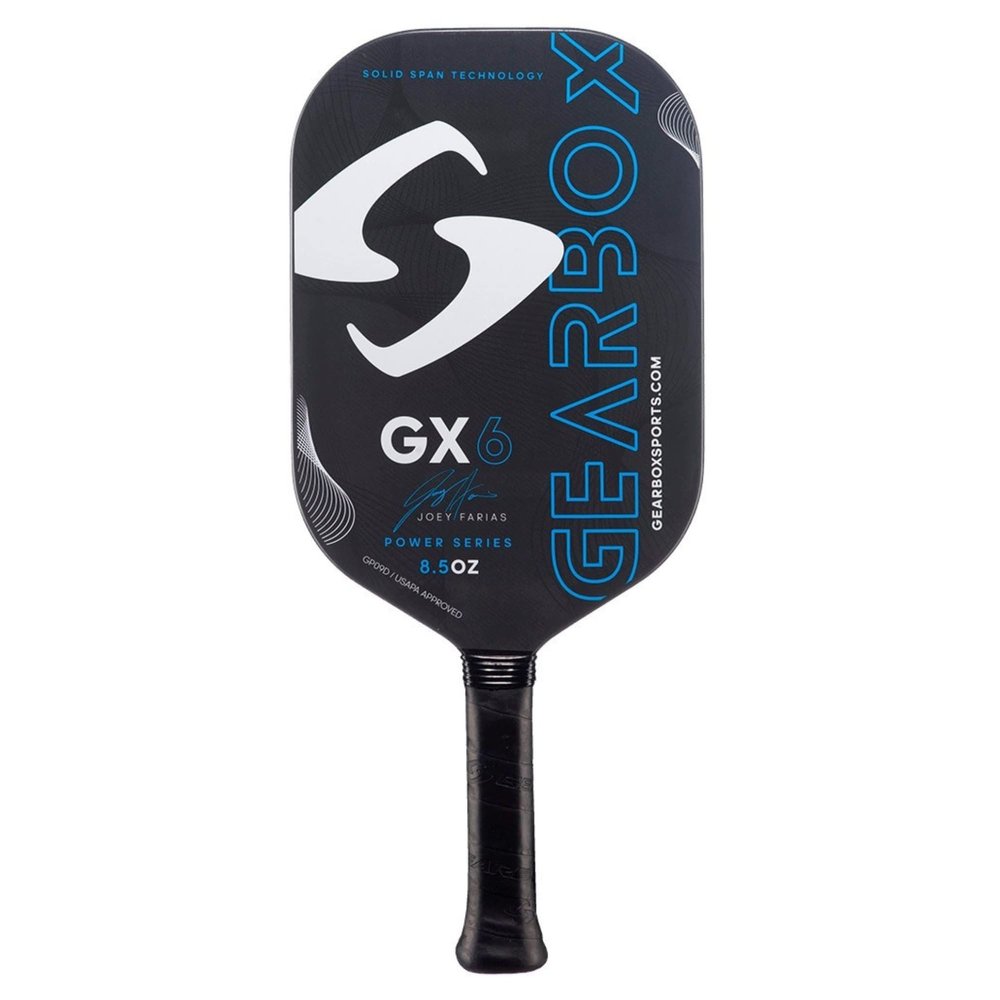 Gearbox GX6 Power 8.5oz 3-5/8in Carbon Fiber Blue Joey Farias Signature Paddle