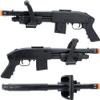 Evike Airsoft - Mossberg Licensed M590 Chainsaw Airsoft Shotgun by Cybergun (Color: Black) view 3